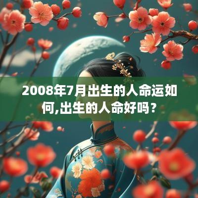 2008年7月出生的人命运如何,出生的人命好吗？
