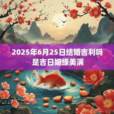 2025年6月25日结婚吉利吗 是吉日姻缘美满