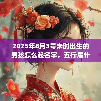 2025年8月3号未时出生的男孩怎么起名字，五行属什么
