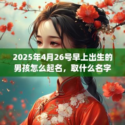 2025年4月26号早上出生的男孩怎么起名，取什么名字吉祥？