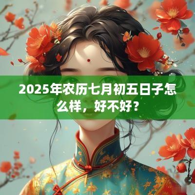 2025年农历七月初五日子怎么样，好不好？