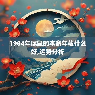 1984年属鼠的本命年戴什么好,运势分析