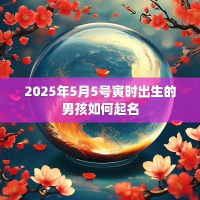2025年5月5号寅时出生的男孩如何起名