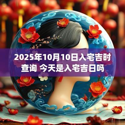 2025年10月10日入宅吉时查询 今天是入宅吉日吗