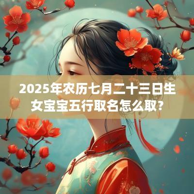 2025年农历七月二十三日生女宝宝五行取名怎么取？