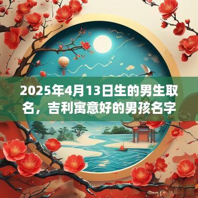 2025年4月13日生的男生取名，吉利寓意好的男孩名字锦集