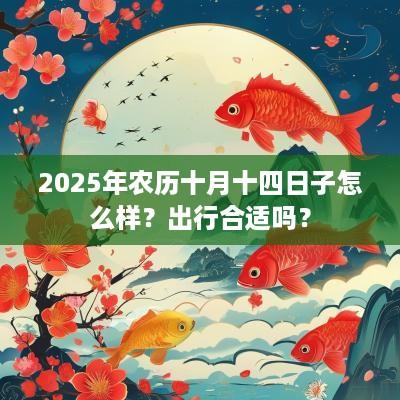 2025年农历十月十四日子怎么样？出行合适吗？