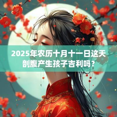 2025年农历十月十一日这天剖腹产生孩子吉利吗？