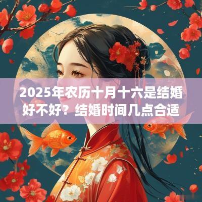 2025年农历十月十六是结婚好不好？结婚时间几点合适？