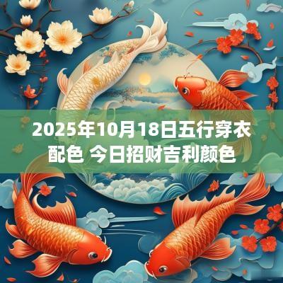 2025年10月18日五行穿衣配色 今日招财吉利颜色