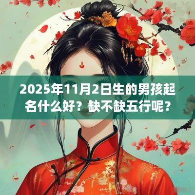 2025年11月2日生的男孩起名什么好？缺不缺五行呢？