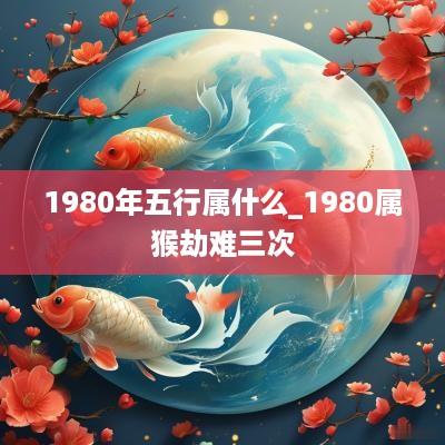 1980年五行属什么_1980属猴劫难三次