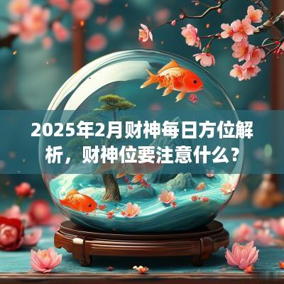 2025年2月财神每日方位解析，财神位要注意什么？