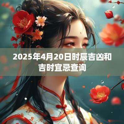 2025年4月20日时辰吉凶和吉时宜忌查询