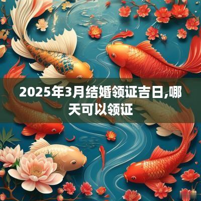2025年3月结婚领证吉日,哪天可以领证 2025年3月结婚领证吉日,哪天可以领证