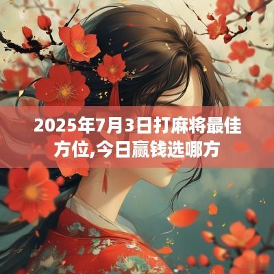 2025年7月3日打麻将最佳方位,今日赢钱选哪方