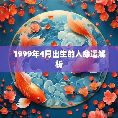 1999年4月出生的人命运解析