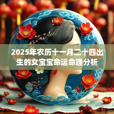 2025年农历十一月二十四出生的女宝宝命运命理分析