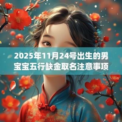 2025年11月24号出生的男宝宝五行缺金取名注意事项