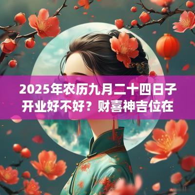 2025年农历九月二十四日子开业好不好？财喜神吉位在哪？