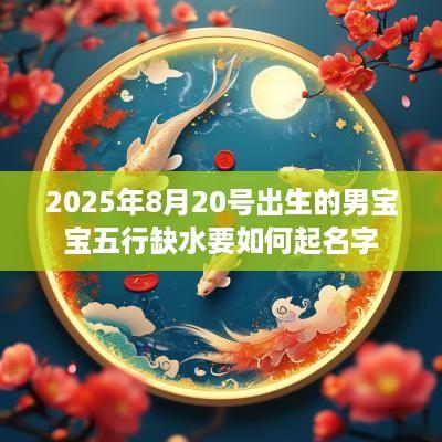 2025年8月20号出生的男宝宝五行缺水要如何起名字