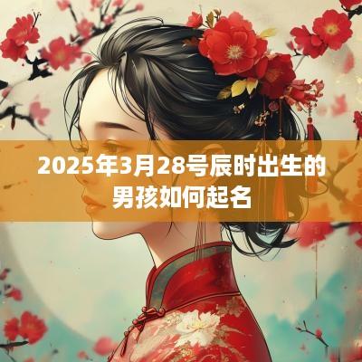 2025年3月28号辰时出生的男孩如何起名