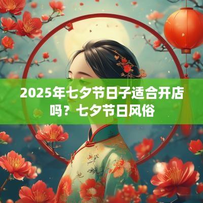 2025年七夕节日子适合开店吗？七夕节日风俗