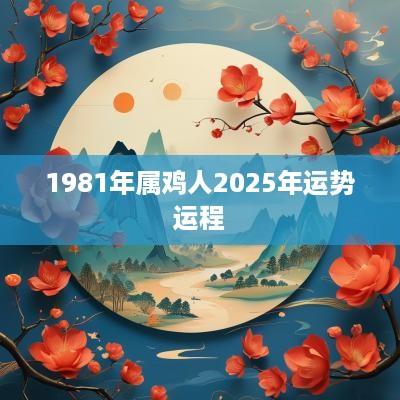 1981年属鸡人2025年运势运程