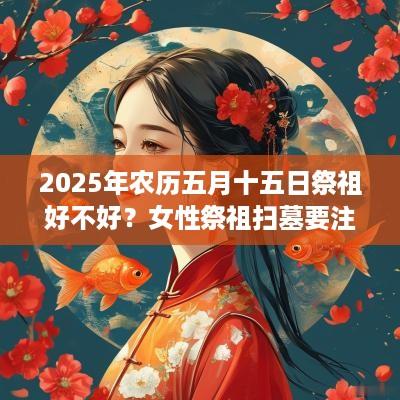 2025年农历五月十五日祭祖好不好？女性祭祖扫墓要注意什么？