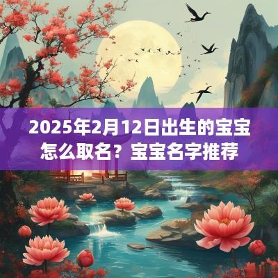2025年2月12日出生的宝宝怎么取名？宝宝名字推荐