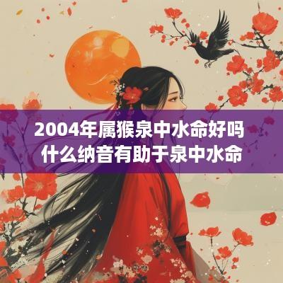 2004年属猴泉中水命好吗 什么纳音有助于泉中水命
