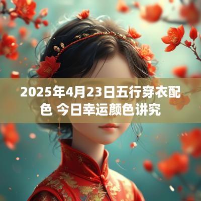 2026年4月23日五行穿衣配色 今日幸运颜色讲究