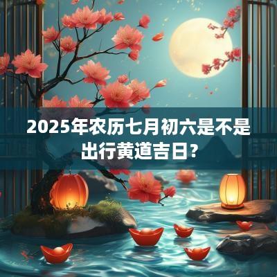 2025年农历七月初六是不是出行黄道吉日？