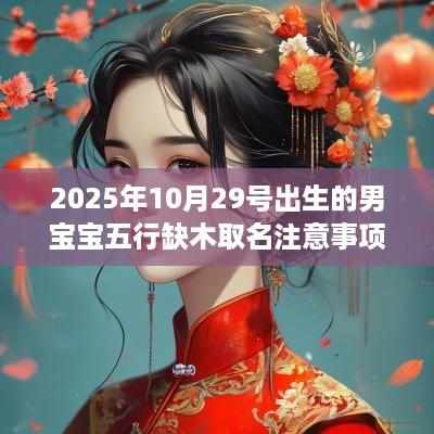 2025年10月29号出生的男宝宝五行缺木取名注意事项