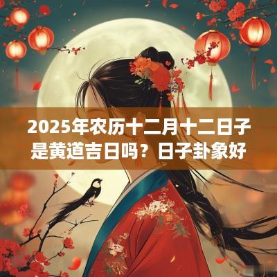 2025年农历十二月十二日子是黄道吉日吗？日子卦象好吗？