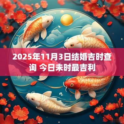 2025年11月3日结婚吉时查询 今日未时最吉利