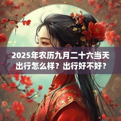 2025年农历九月二十六当天出行怎么样？出行好不好？