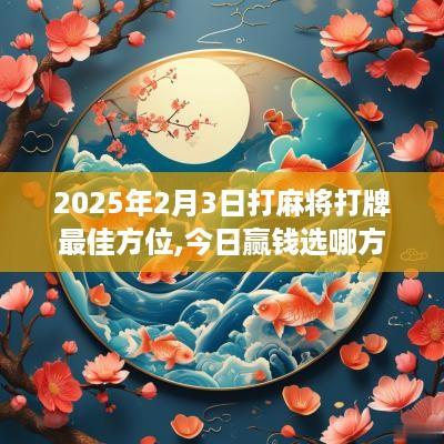 2025年2月3日打麻将打牌最佳方位,今日赢钱选哪方