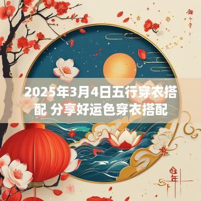 2025年3月4日五行穿衣搭配 分享好运色穿衣搭配