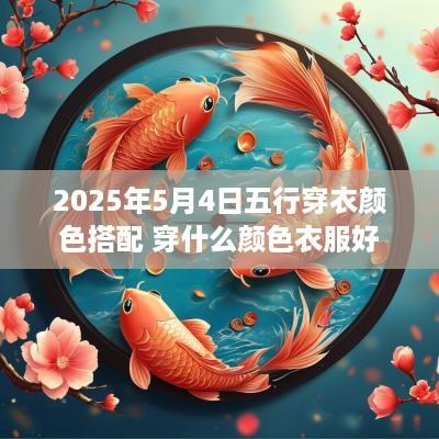 2025年5月4日五行穿衣颜色搭配 穿什么颜色衣服好