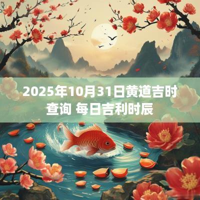 2025年10月31日黄道吉时查询 每日吉利时辰