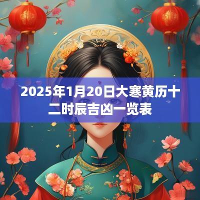 2025年1月20日大寒黄历十二时辰吉凶一览表