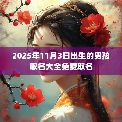 2025年11月3日出生的男孩取名大全免费取名