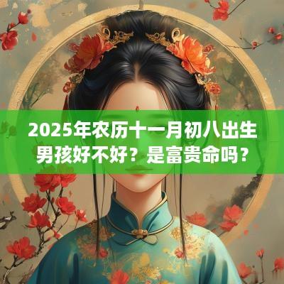 2025年农历十一月初八出生男孩好不好？是富贵命吗？