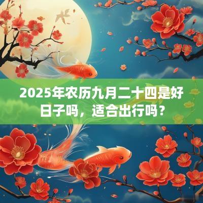2025年农历九月二十四是好日子吗，适合出行吗？