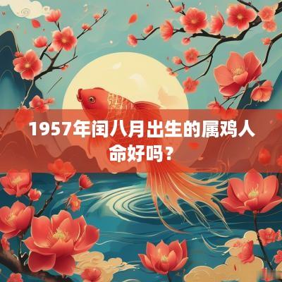 1957年闰八月出生的属鸡人命好吗？
