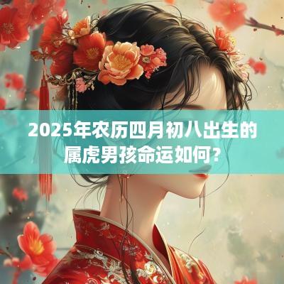 2025年农历四月初八出生的属虎男孩命运如何？