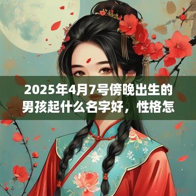 2025年4月7号傍晚出生的男孩起什么名字好，性格怎么样？