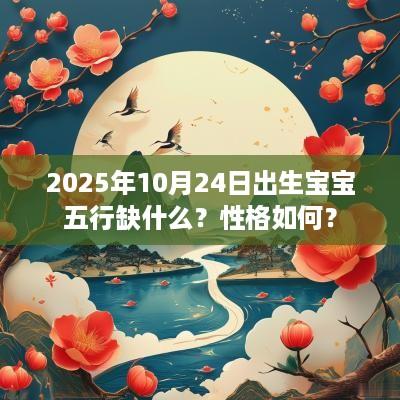 2025年10月24日出生宝宝五行缺什么？性格如何？