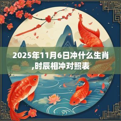 2025年11月6日冲什么生肖,时辰相冲对照表